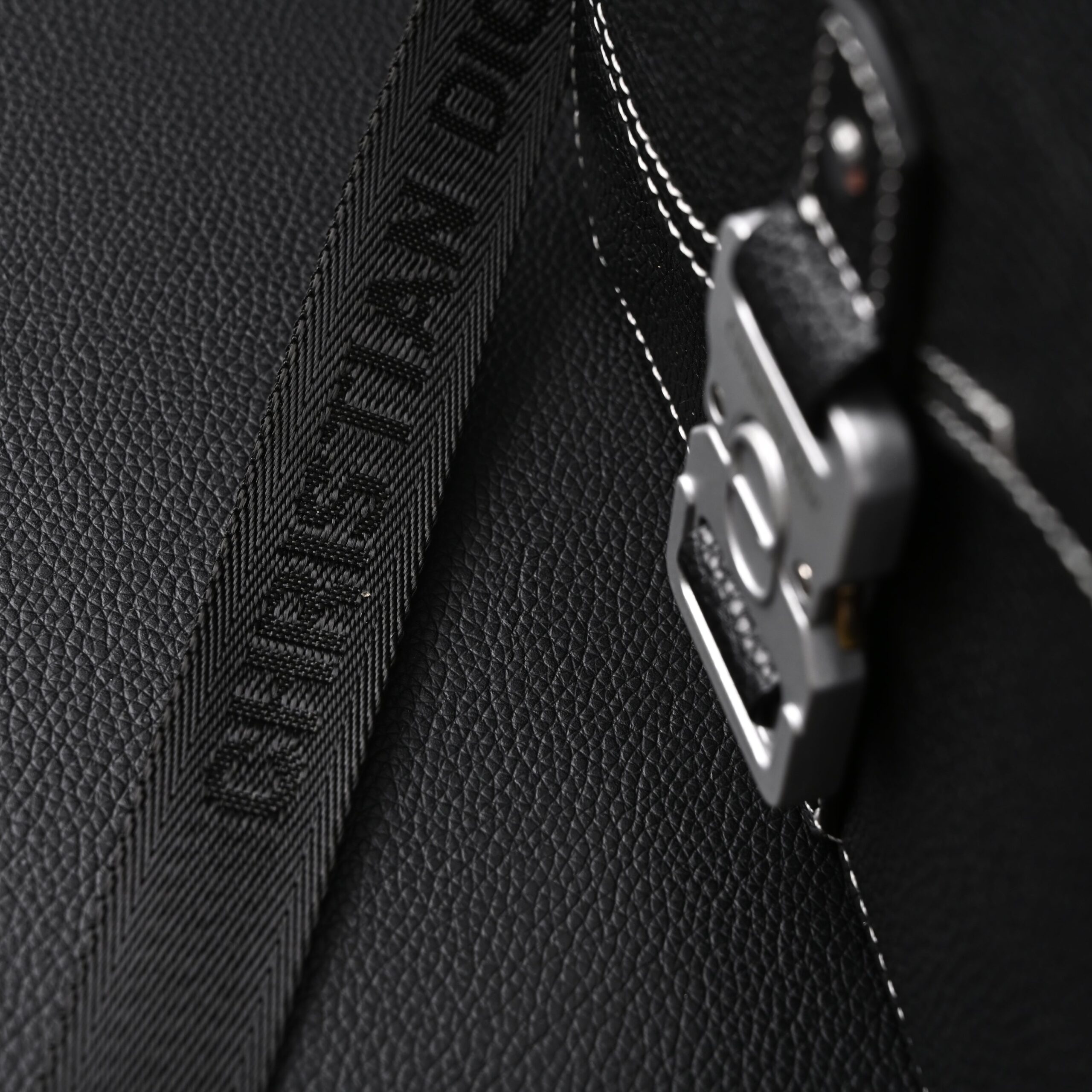 Dior Saddle Crossbody Bag – Black Grained Calfskin with Silver-Tone Hardware - Image 14