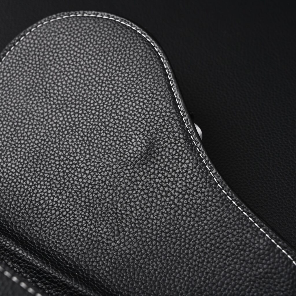 Dior Saddle Crossbody Bag – Black Grained Calfskin with Silver-Tone Hardware