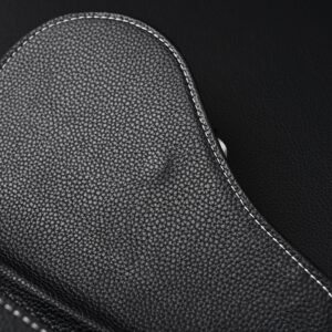 Dior Saddle Crossbody Bag – Black Grained Calfskin with Silver-Tone Hardware - Image 18