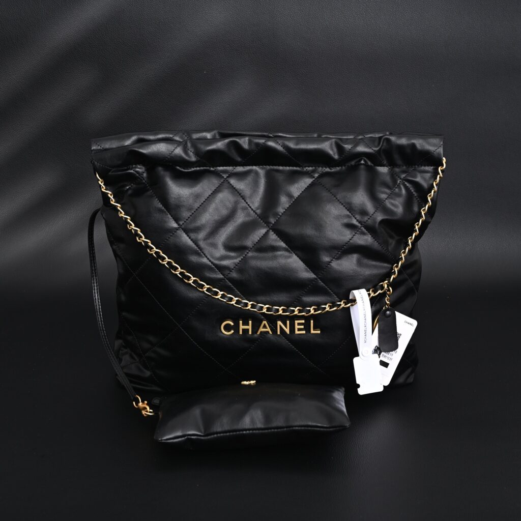 Chanel 19 Flap Bag – Black Quilted Lambskin with Gold & Ruthenium Hardware