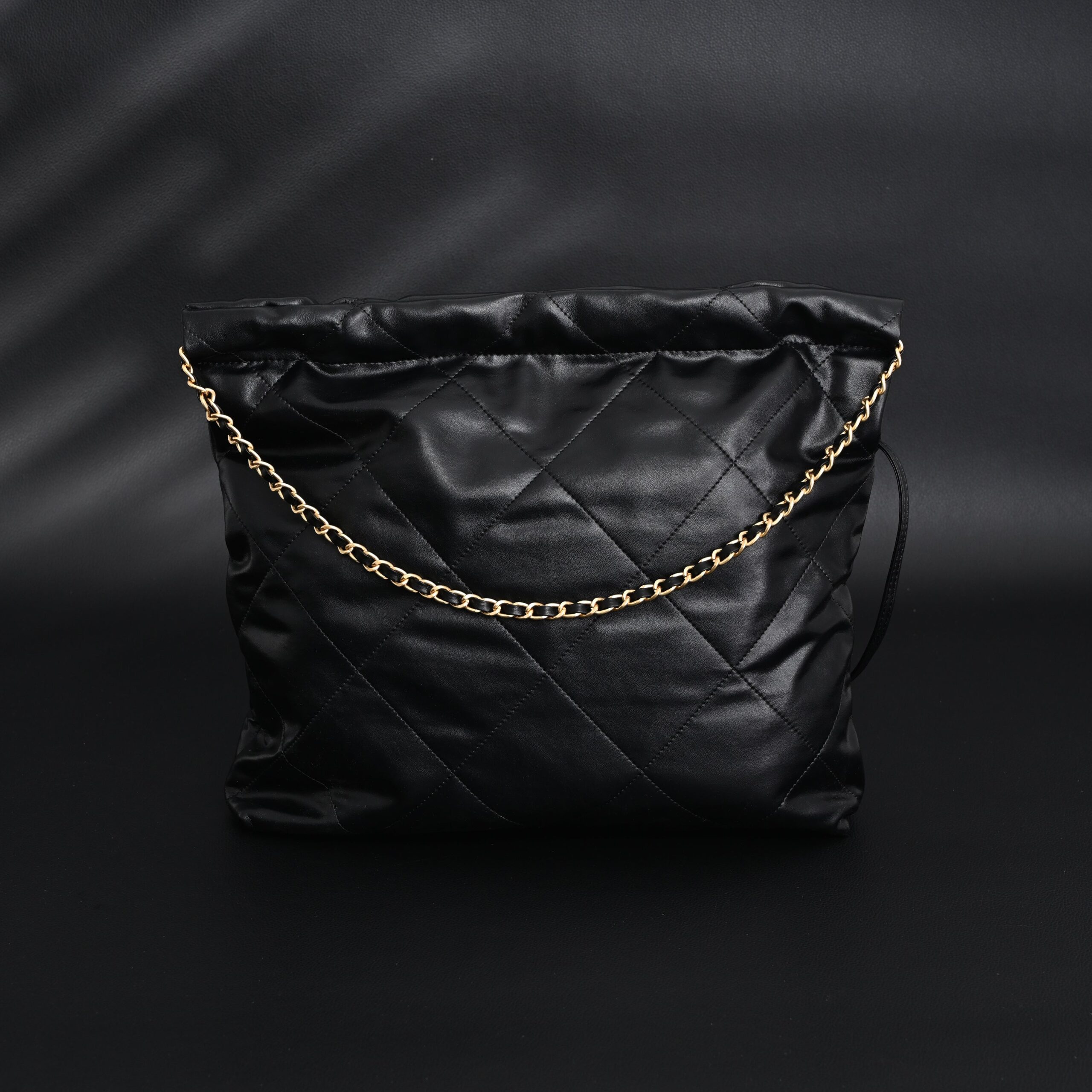 Chanel 19 Flap Bag – Black Quilted Lambskin with Gold & Ruthenium Hardware - Image 5