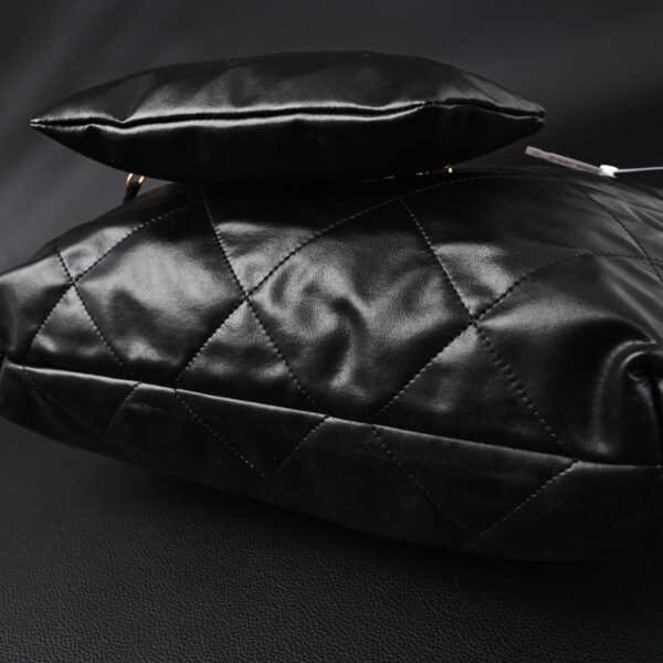 Chanel 19 Flap Bag – Black Quilted Lambskin with Gold & Ruthenium Hardware