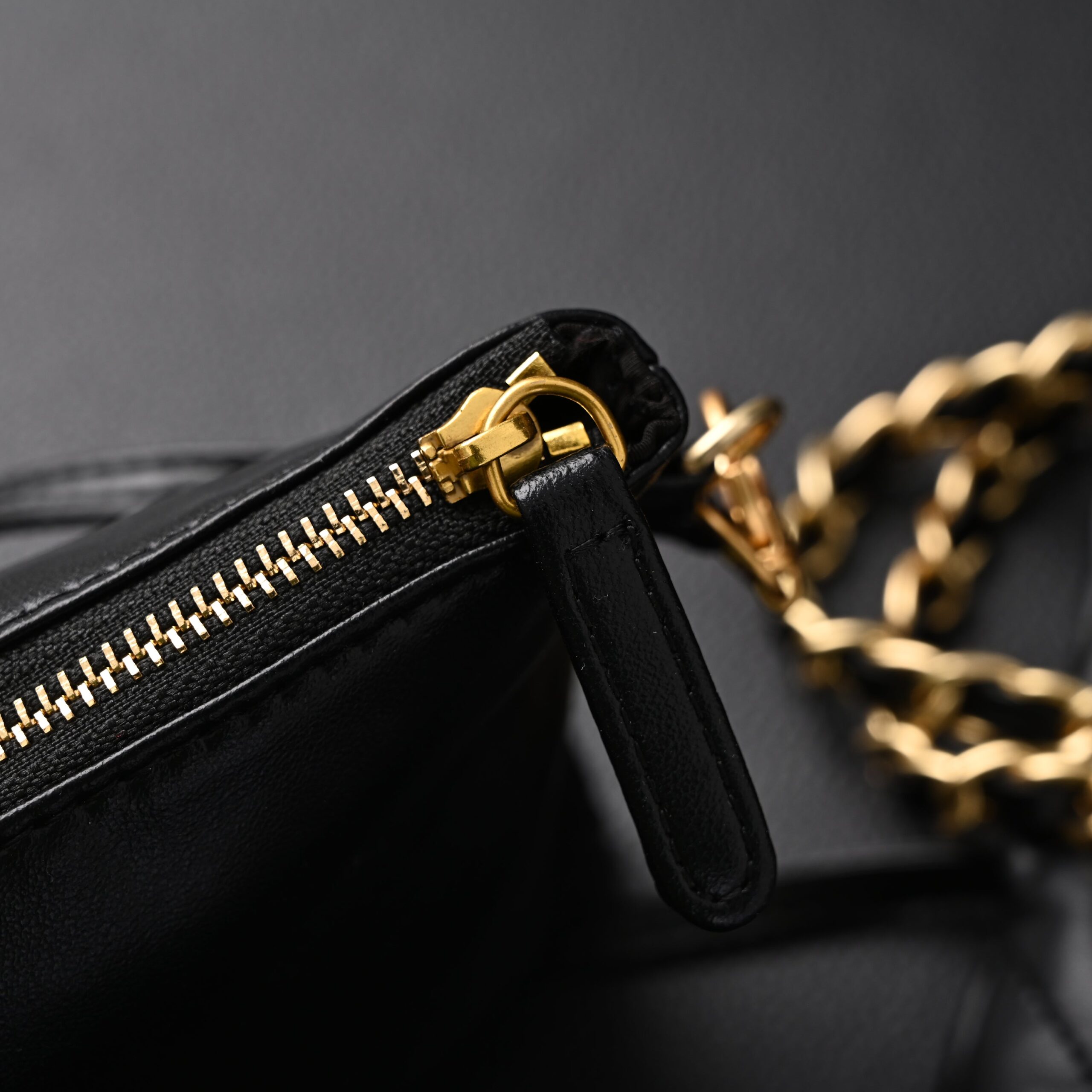 Chanel 19 Flap Bag – Black Quilted Lambskin with Gold & Ruthenium Hardware - Image 16