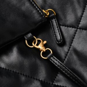 Chanel 19 Flap Bag – Black Quilted Lambskin with Gold & Ruthenium Hardware - Image 21