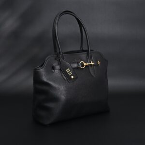 Miu Miu Leather Tote Bag – Classic Black - Image 2