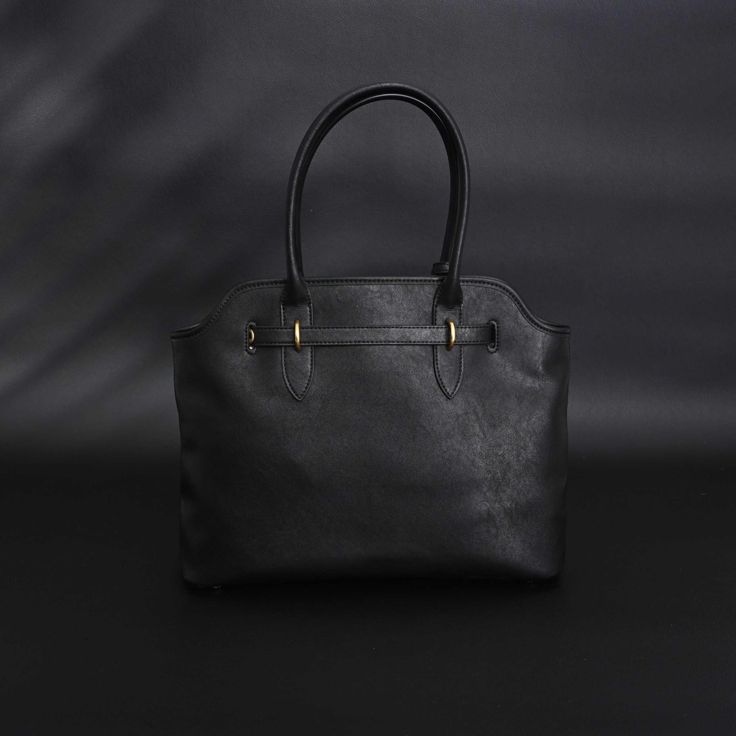 Miu Miu Leather Tote Bag – Classic Black - Image 4