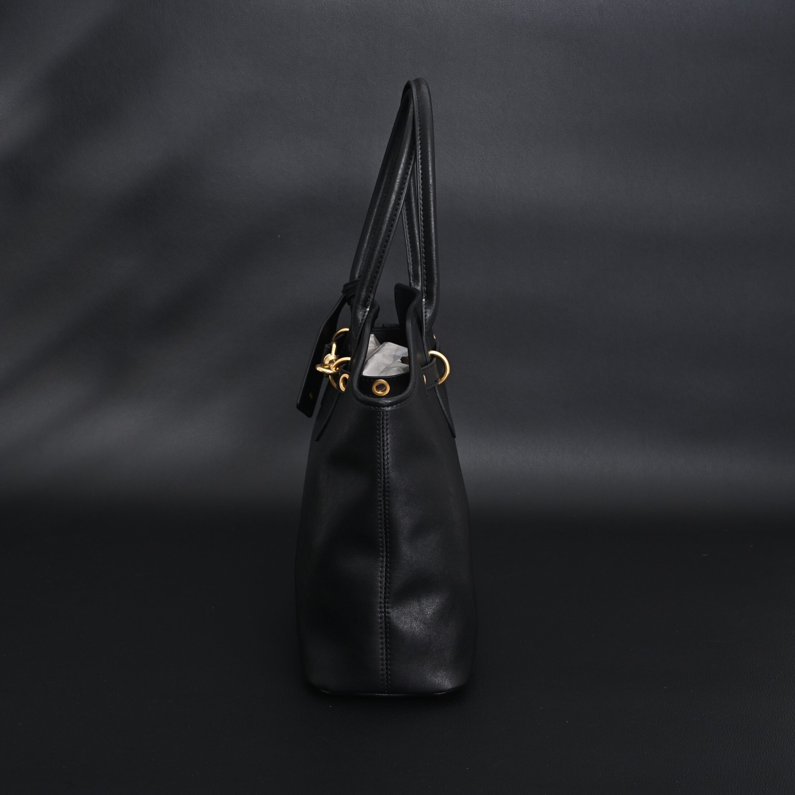 Miu Miu Leather Tote Bag – Classic Black - Image 5