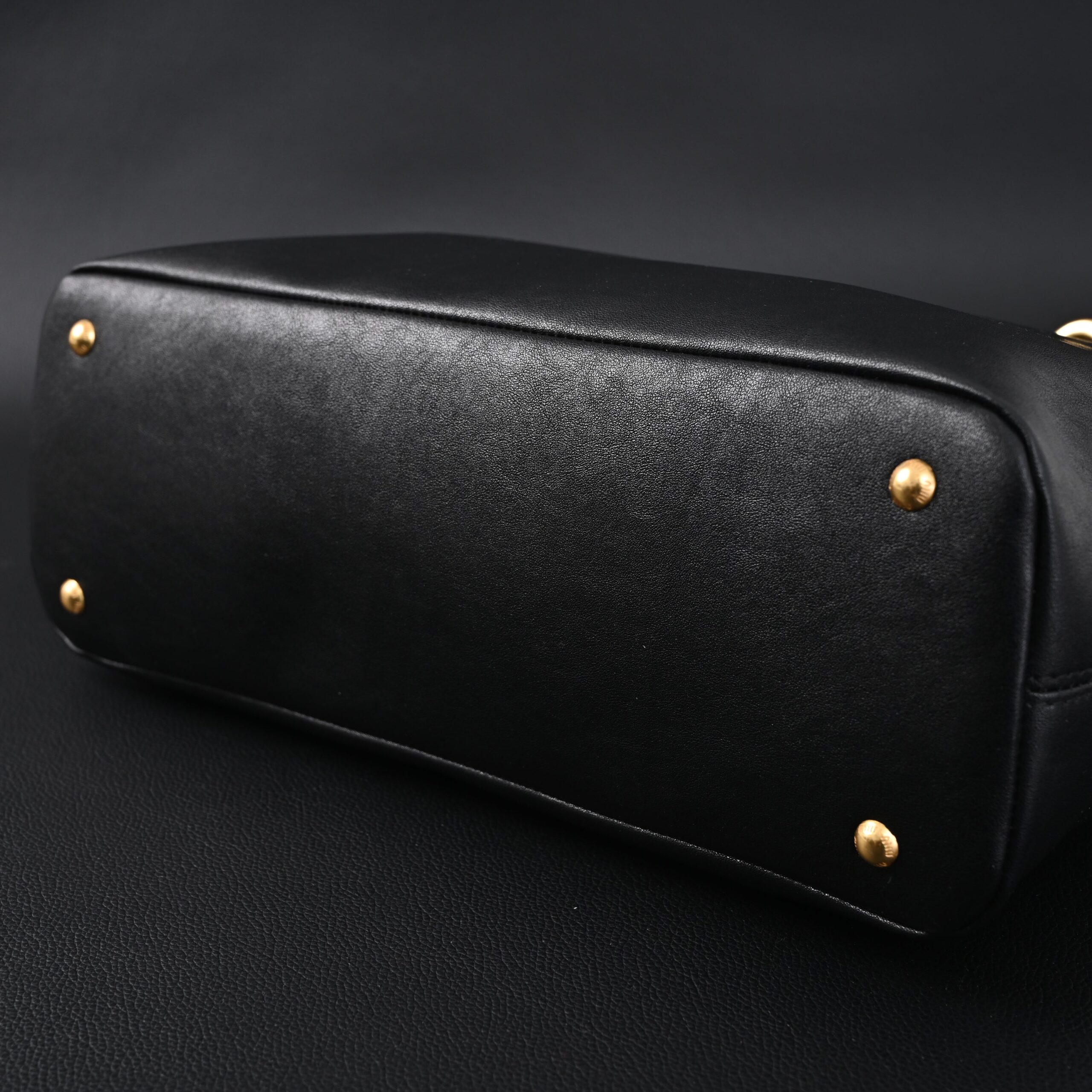 Miu Miu Leather Tote Bag – Classic Black - Image 7