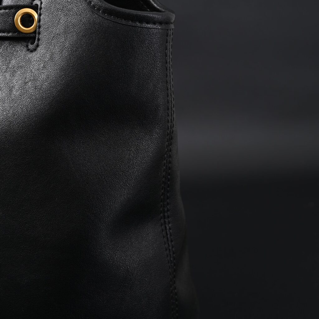 Miu Miu Leather Tote Bag – Classic Black