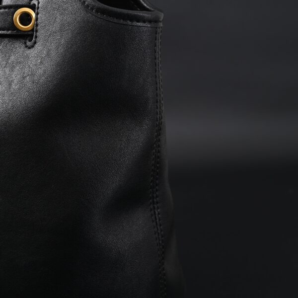 Miu Miu Leather Tote Bag – Classic Black