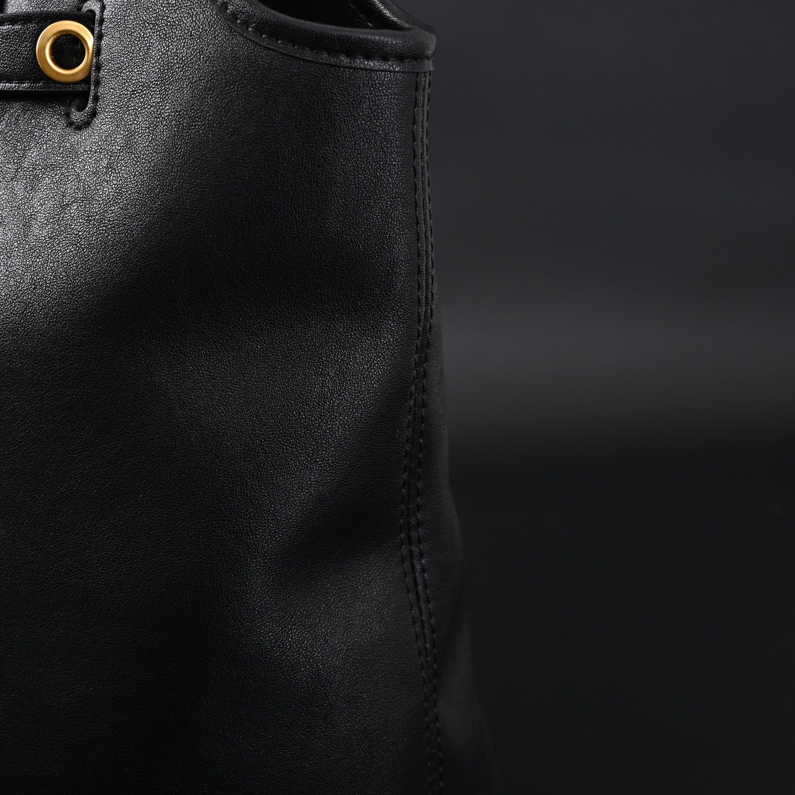 Miu Miu Leather Tote Bag – Classic Black - Image 8
