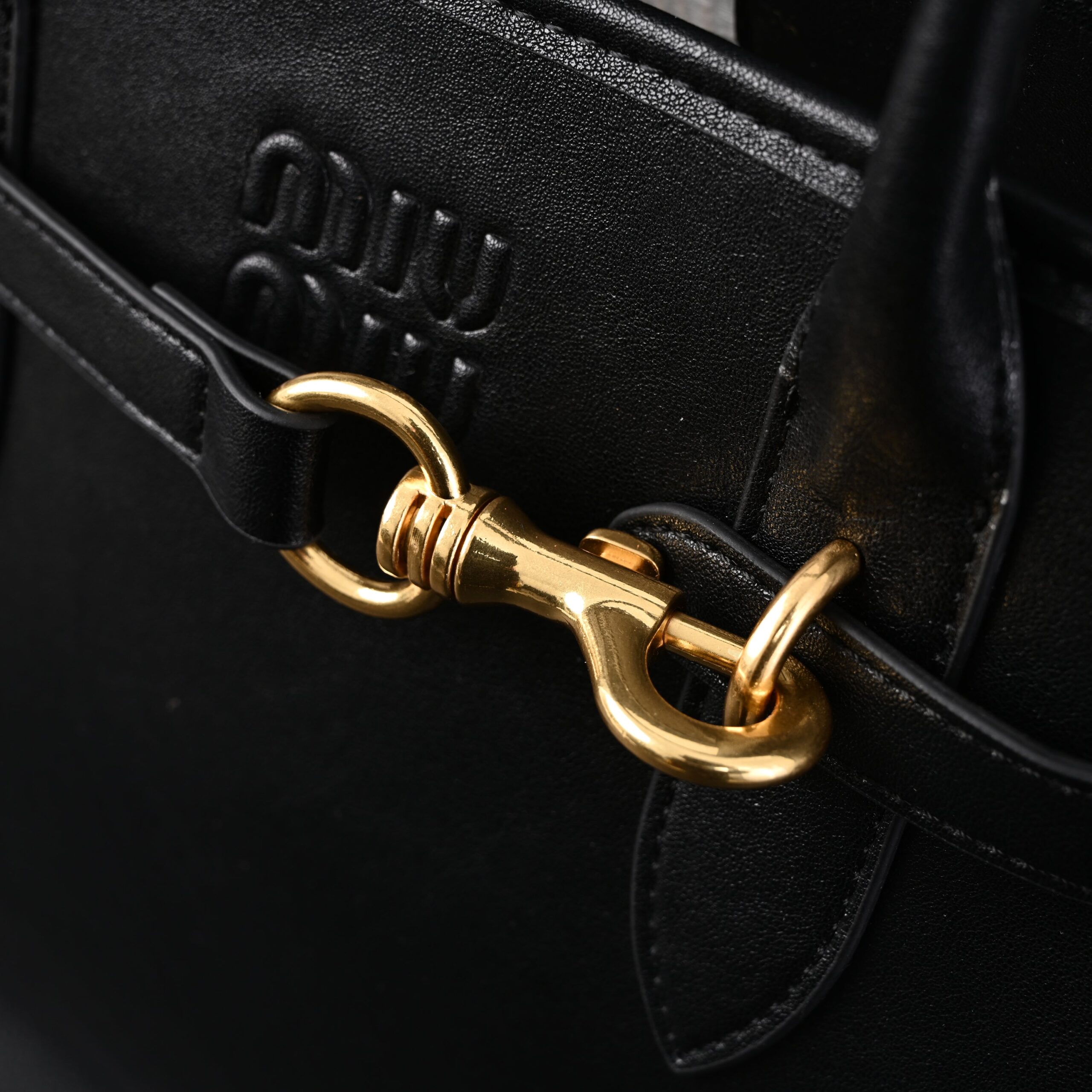 Miu Miu Leather Tote Bag – Classic Black - Image 10
