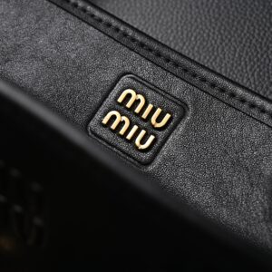 Miu Miu Leather Tote Bag – Classic Black - Image 14