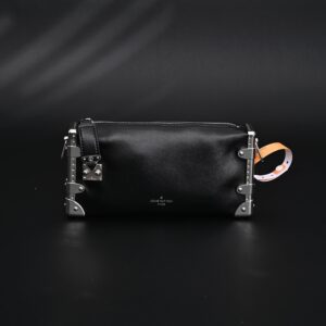 Louis Vuitton Soft Trunk Monogram Black Leather Crossbody Bag - Image 3