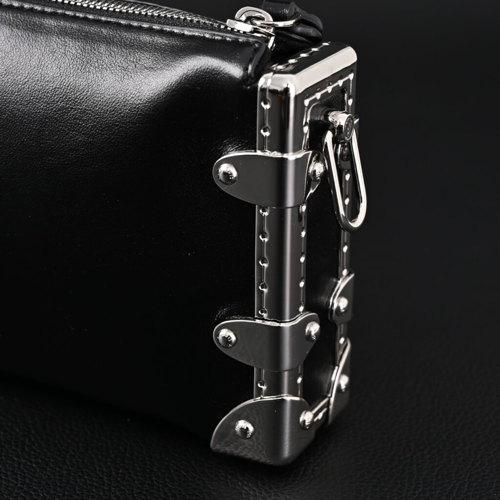Louis Vuitton Soft Trunk Monogram Black Leather Crossbody Bag
