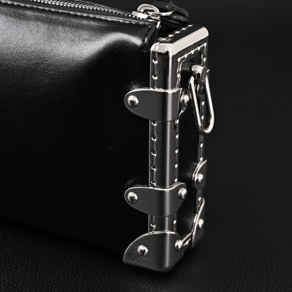 Louis Vuitton Soft Trunk Monogram Black Leather Crossbody Bag