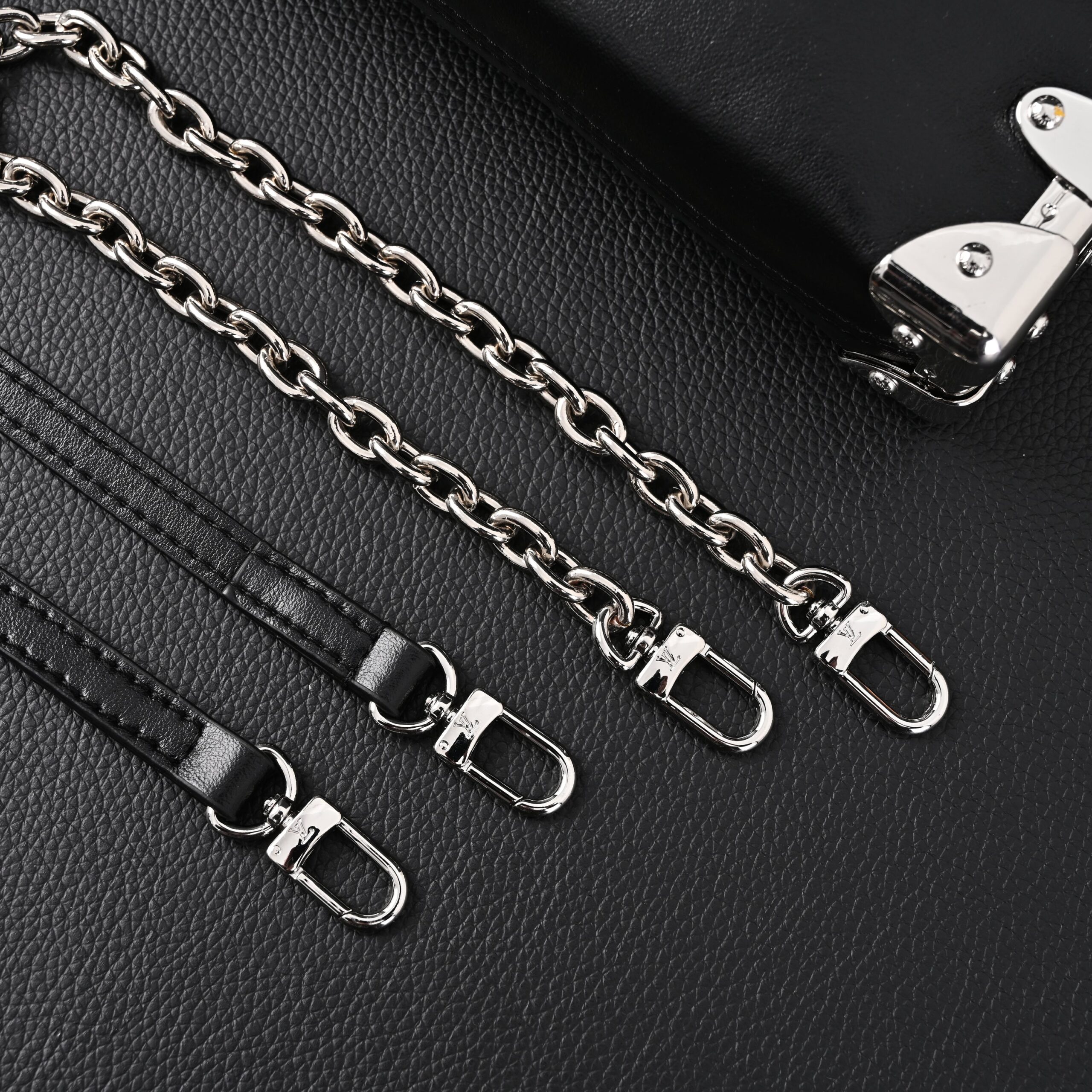 Louis Vuitton Soft Trunk Monogram Black Leather Crossbody Bag - Image 14
