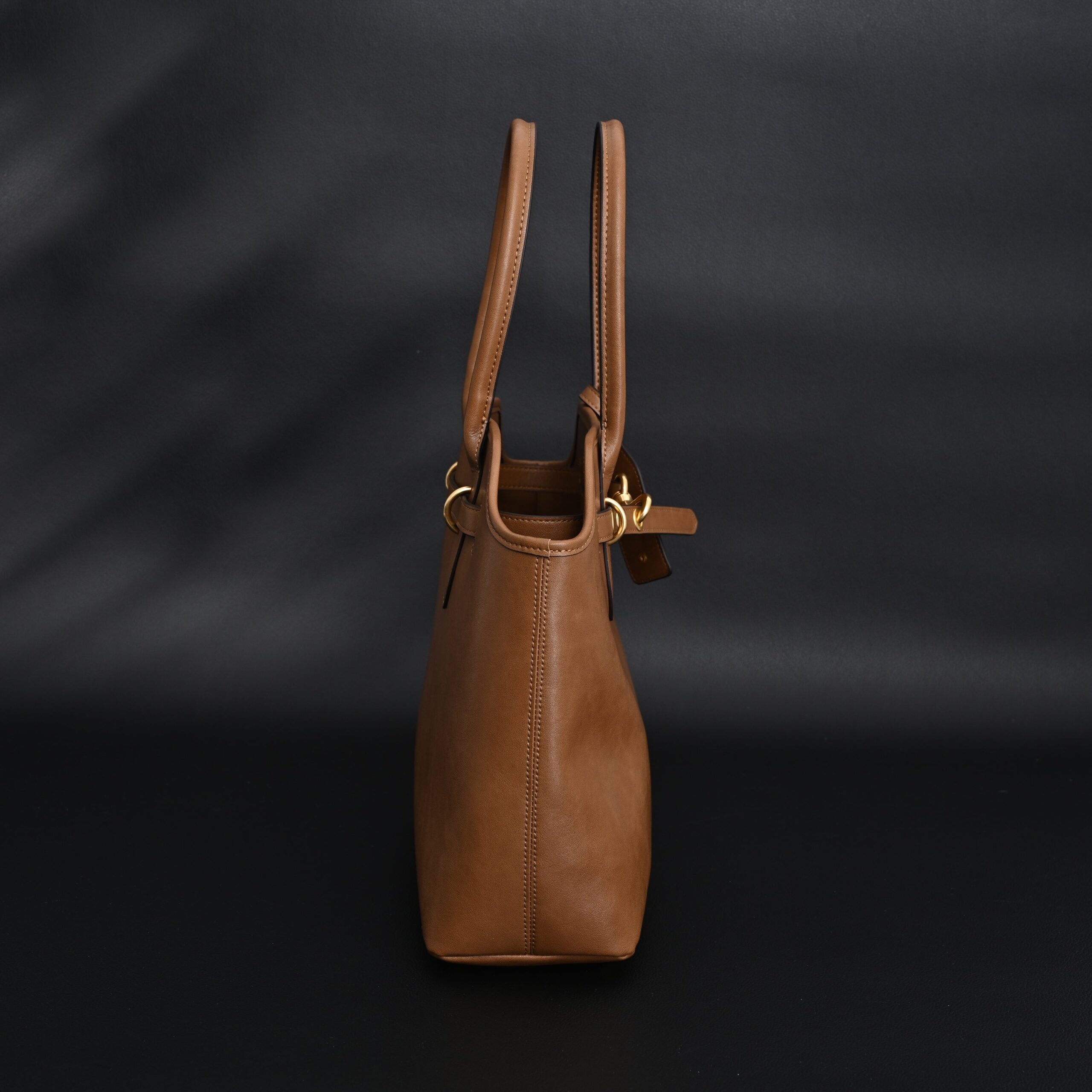 Miu Miu Leather Tote Bag – Elegant Caramel Brown - Image 14