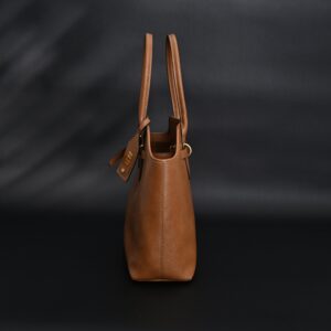 Miu Miu Leather Tote Bag – Elegant Caramel Brown - Image 16
