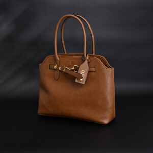 Miu Miu Leather Tote Bag – Elegant Caramel Brown - Image 17