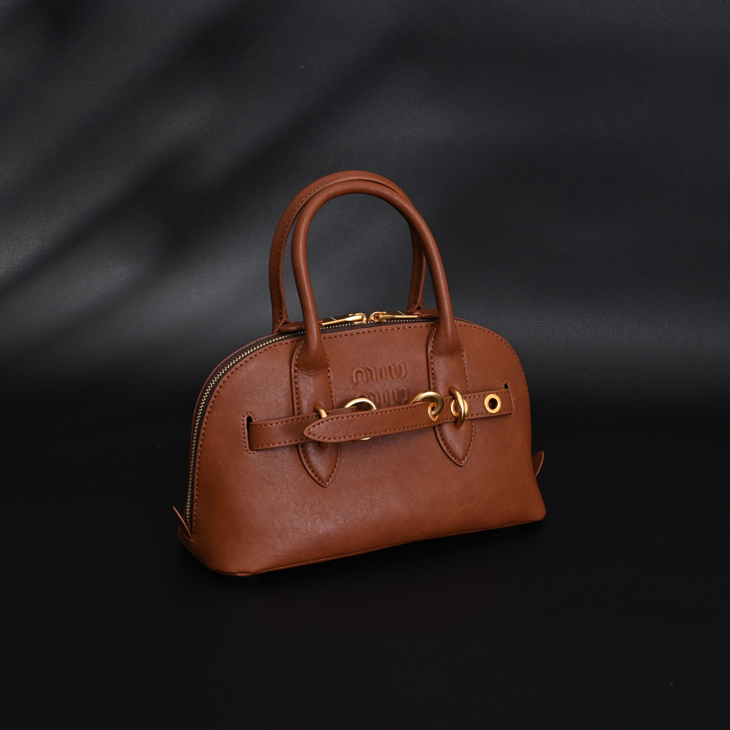 Gucci Horsebit 1955 Brown Leather Top Handle Bag - Image 3