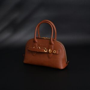 Gucci Horsebit 1955 Brown Leather Top Handle Bag - Image 7