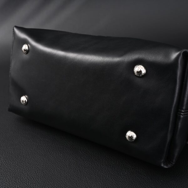 Louis Vuitton Montaigne Black Mahina Leather Shoulder Bag