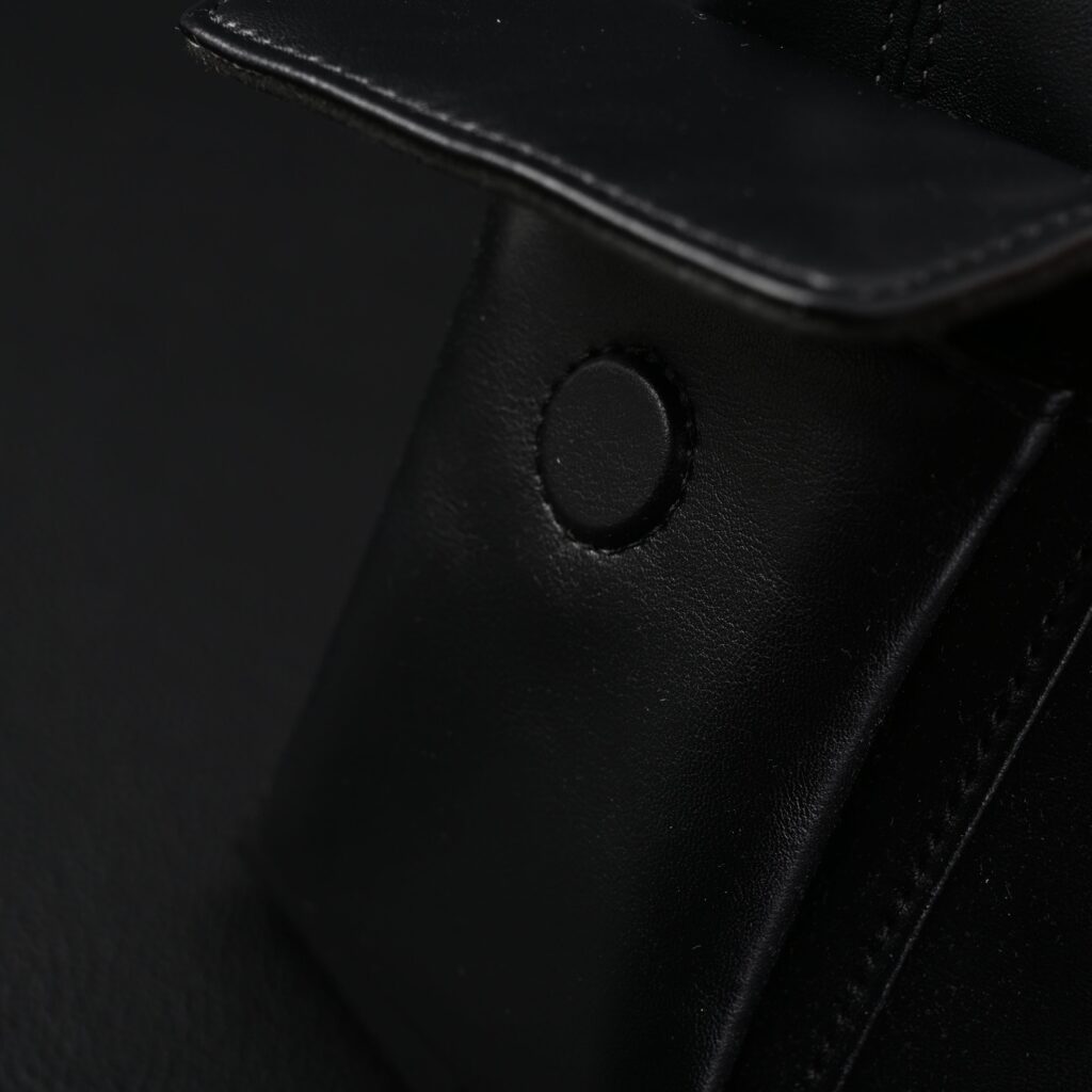 Louis Vuitton Montaigne Black Mahina Leather Shoulder Bag