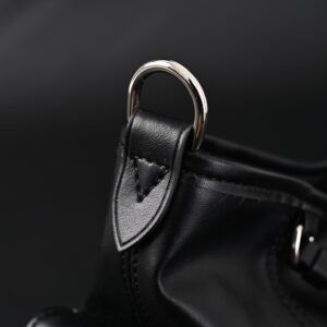 Louis Vuitton Montaigne Black Mahina Leather Shoulder Bag - Image 14