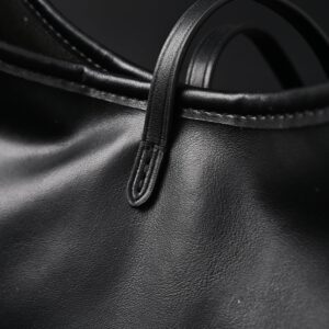 Louis Vuitton Montaigne Black Mahina Leather Shoulder Bag - Image 15