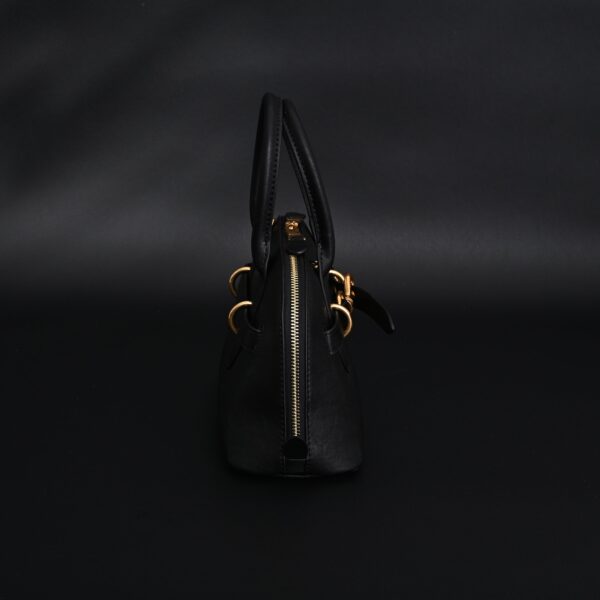 Miu Miu Black Leather Satchel Bag – Medium Structured Tote