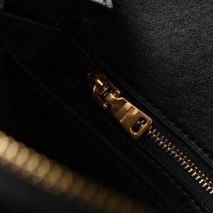 Miu Miu Black Leather Satchel Bag – Medium Structured Tote - Image 19