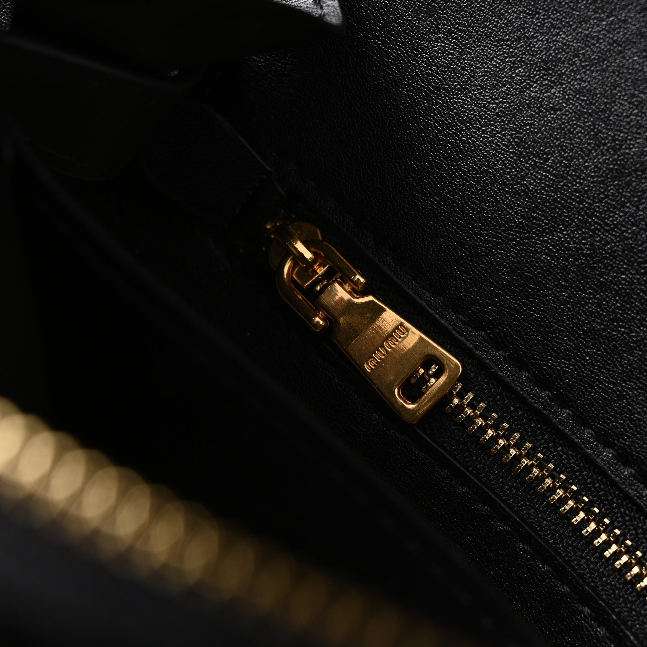 Miu Miu Black Leather Satchel Bag – Medium Structured Tote - Image 19