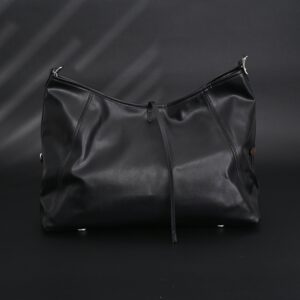Louis Vuitton Black Mahina Leather Hobo Shoulder Bag - Image 5