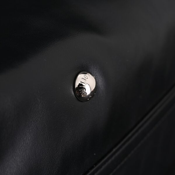 Louis Vuitton Black Mahina Leather Hobo Shoulder Bag