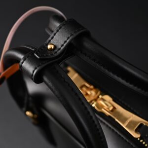 Miu Miu Black Matelassé Leather Satchel Bag – Mini Top Handle - Image 12