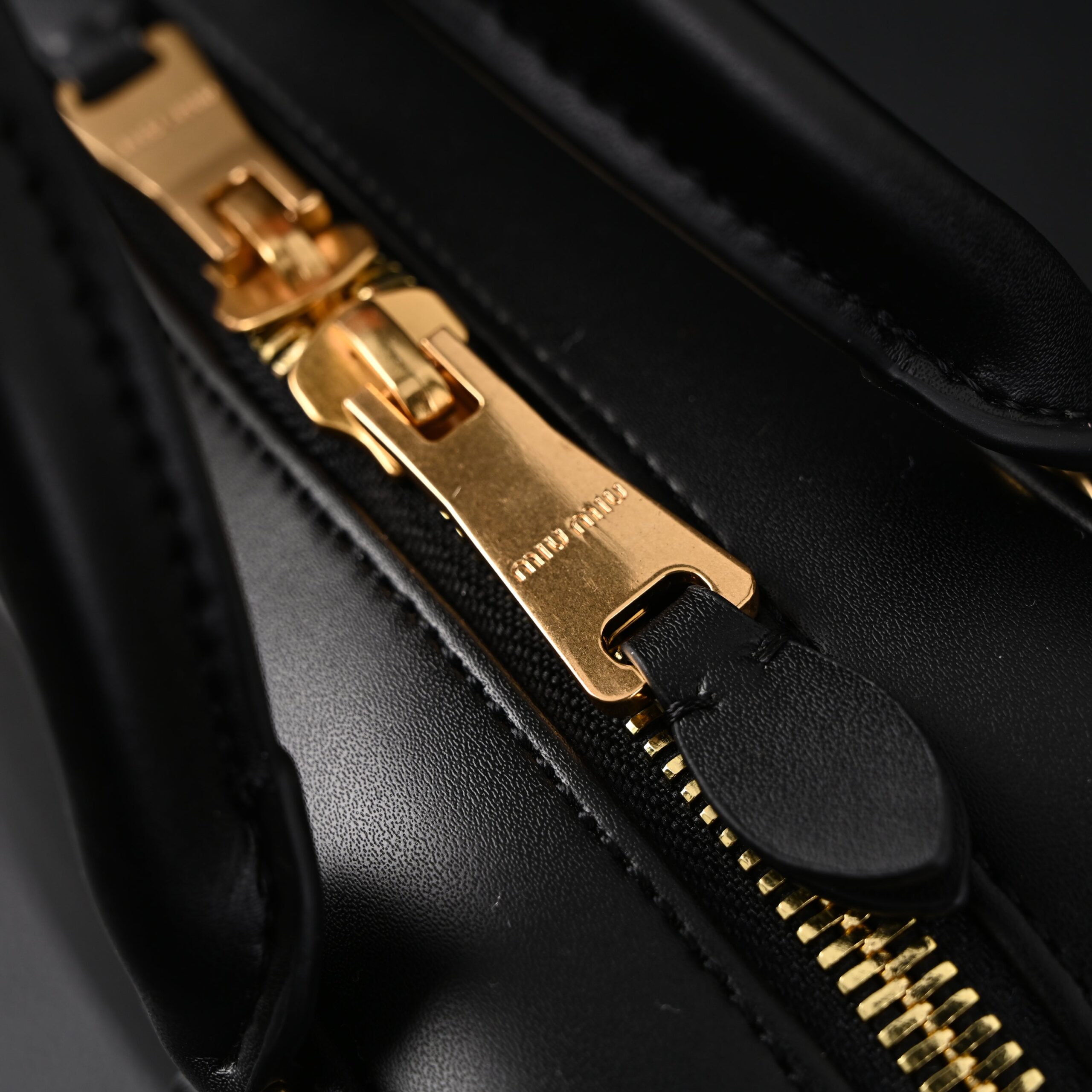 Miu Miu Black Matelassé Leather Satchel Bag – Mini Top Handle - Image 13