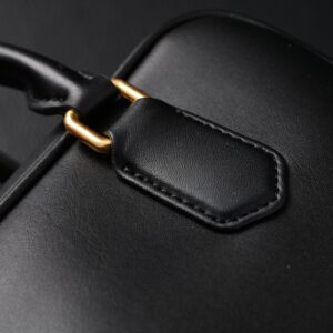 Miu Miu Leather Top Handle Satchel – Classic Black - Image 14