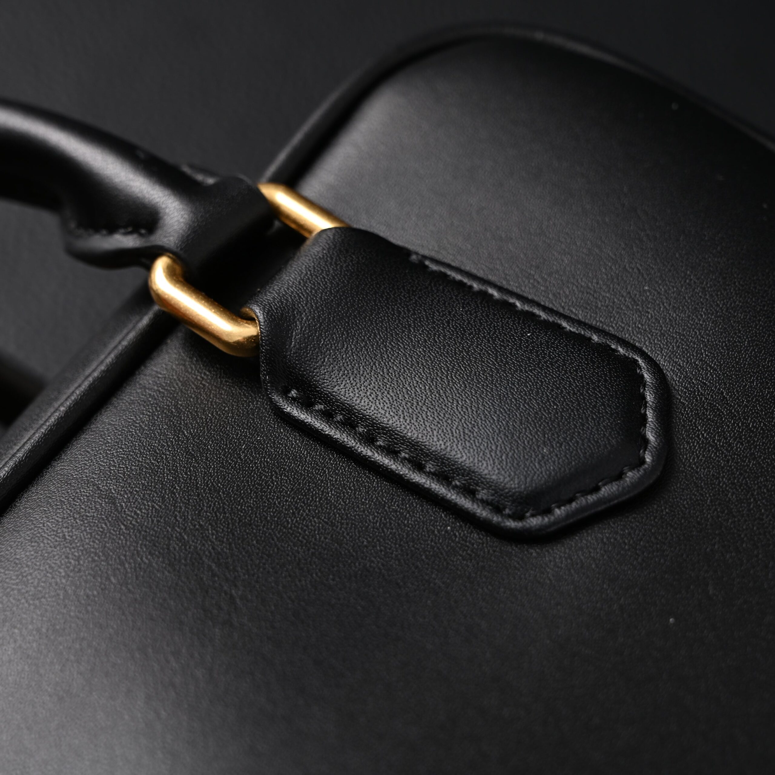 Miu Miu Leather Top Handle Satchel – Classic Black - Image 14