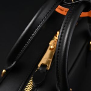 Miu Miu Leather Top Handle Satchel – Classic Black - Image 15