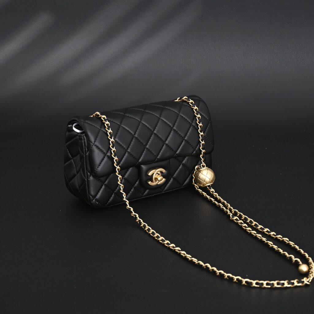 Chanel Classic Flap Mini Bag – Black Quilted Lambskin with Gold-Tone Hardware