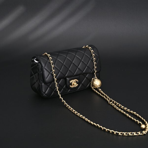 Chanel Classic Flap Mini Bag – Black Quilted Lambskin with Gold-Tone Hardware