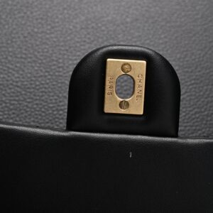 Chanel Classic Flap Mini Bag – Black Quilted Lambskin with Gold-Tone Hardware - Image 14