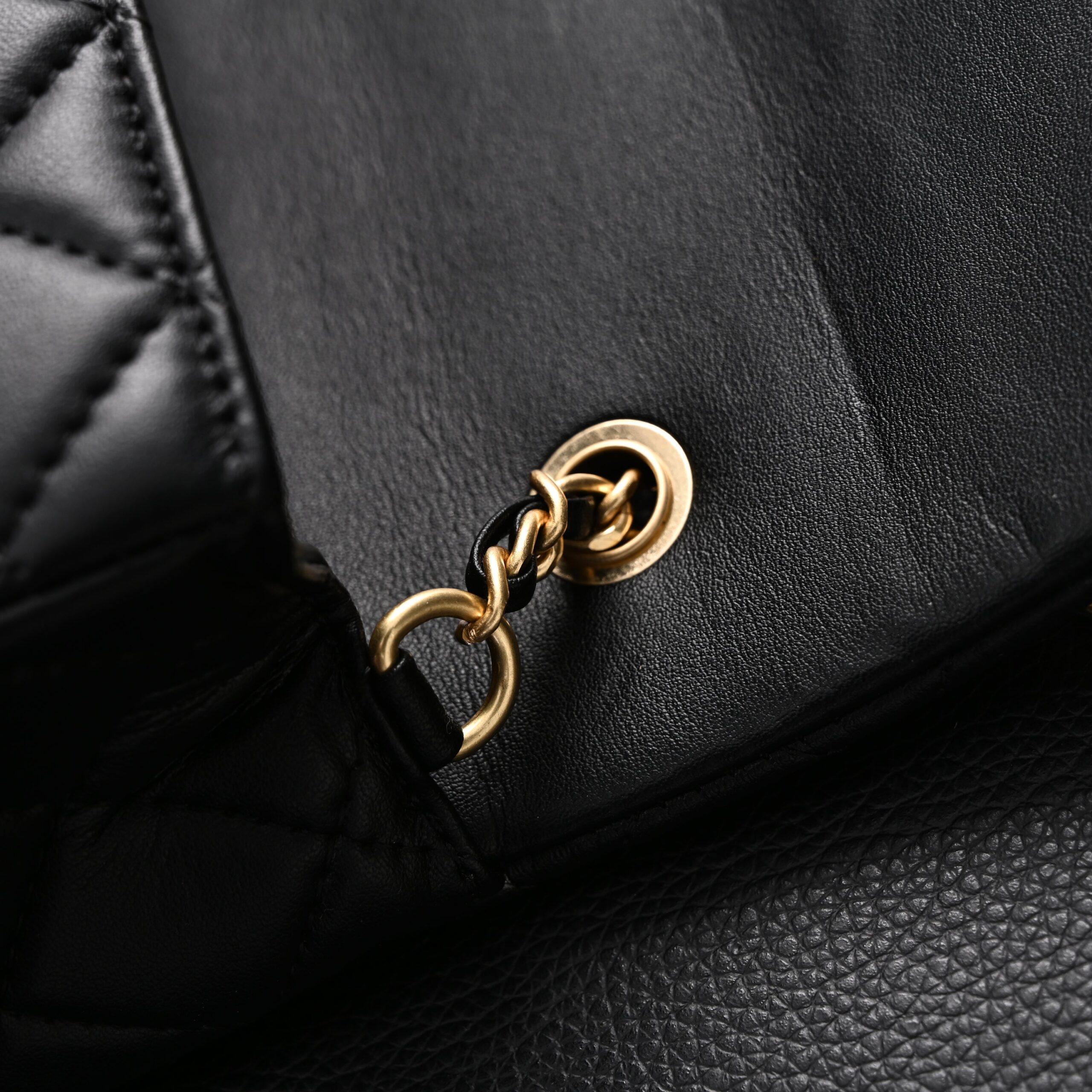 Chanel Classic Flap Mini Bag – Black Quilted Lambskin with Gold-Tone Hardware - Image 15