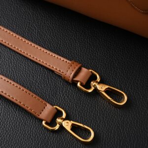 Miu Miu Leather Top Handle Satchel – Caramel Brown - Image 18