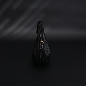 Miu Miu Matelassé Leather Hobo Bag – Black with Gold Hardware - Image 6