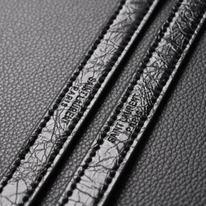 Saint Laurent Niki Medium Black Crinkled Leather Shoulder Bag - Image 12