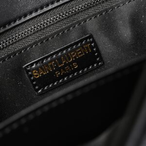 Saint Laurent Niki Medium Black Crinkled Leather Shoulder Bag - Image 18