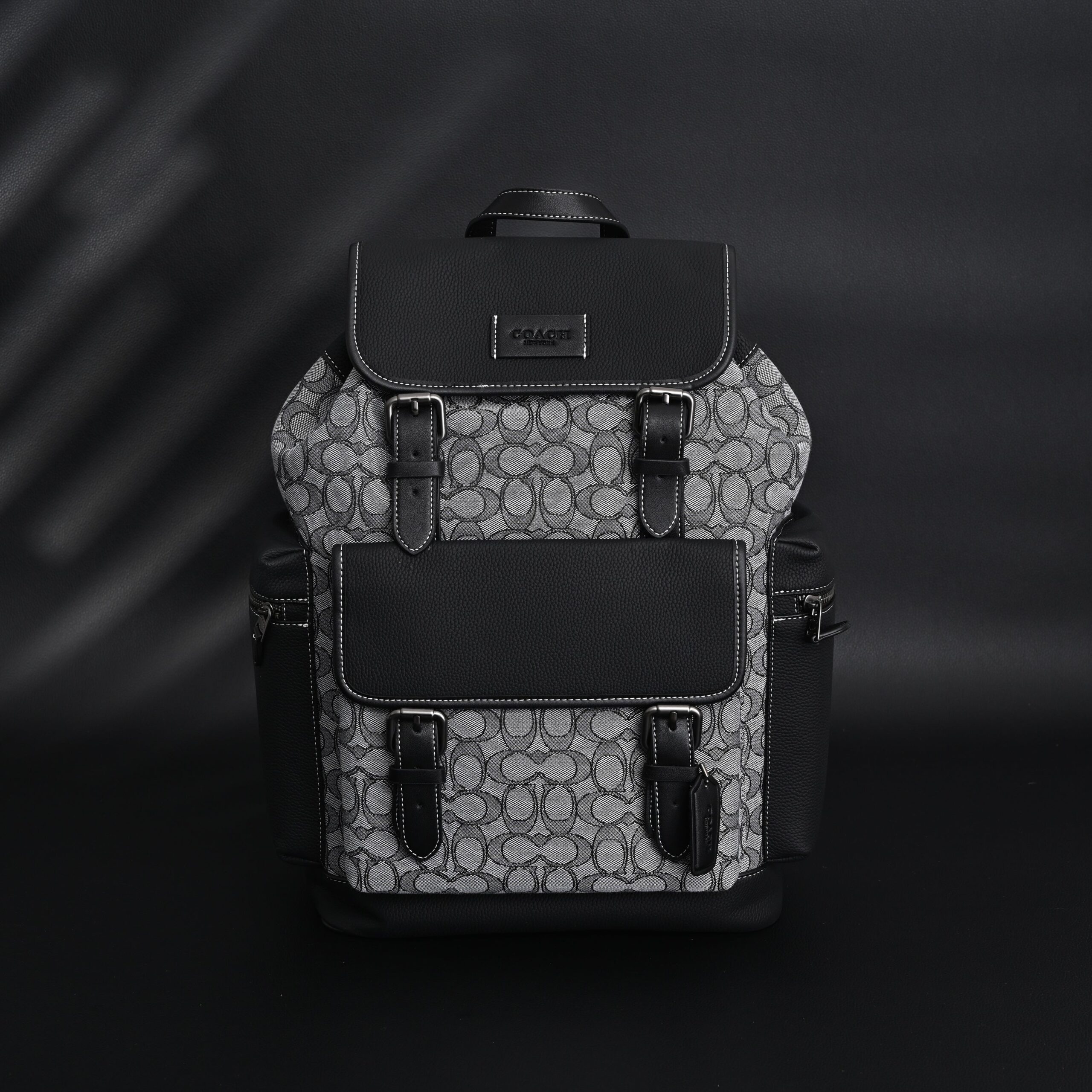 Coach CH Sprint Backpack – Signature Canvas & Leather - Image 1