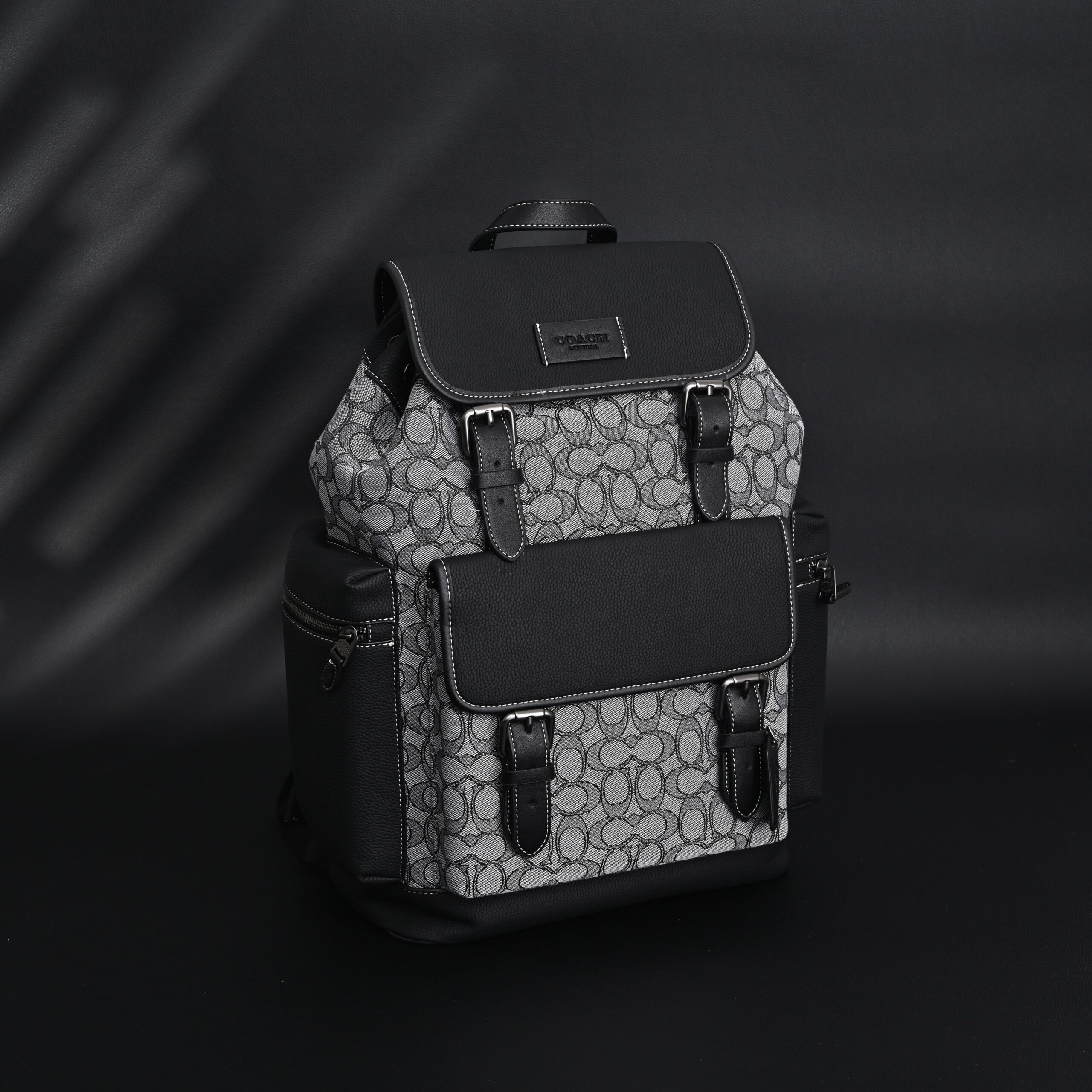 Coach CH Sprint Backpack – Signature Canvas & Leather - Image 2